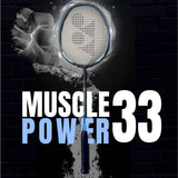 Buy Yonex Muscle Power 33 (MP 33) G4 - 80g, 30 lbs Tension Badminton Racquet online at lowest price only on sppartos.com