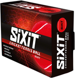 Sixit Max Bounce Cricket Tennis Ball (Red, Heavy)