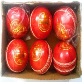 Buy hurry Sppartos Yorker Cricket Leather Ball 2pc(pack of 6)