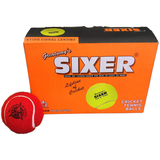 Sixer Cricket Tennis Ball  (Pack of 6, Maroon)