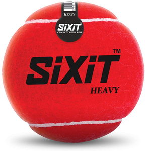 Sixit Max Bounce Cricket Tennis Ball (Red, Heavy)
