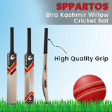 Buy Sppartos Bira Kashmir Willow Cricket bat High-quality material used Optimum weight and balance at lowest price only in sppartos.com