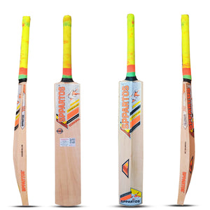 Sppartos Corona New Design Kashmir Willow Cricket Bat (Orange)