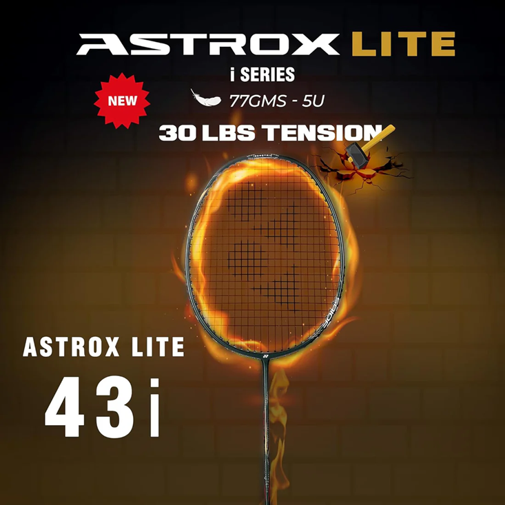 YONEX Graphite Astrox Lite 43I Unstrung Badminton Racket (Dark Green ...