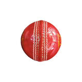 Eddy Test 4 Piece Leather Cricket Ball(Red)