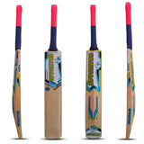 Sppartos Platinum Pro Kashmir Willow Cricket Bat with Singapore Full Cane Handle for Leather Ball Play