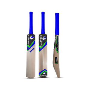 Sppartos Ultimate Double Blade Kashmir Willow Cricket Bat for Leather Ball Play