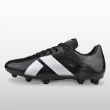 Nivia Carbonite 8.0 Football Stud for Men (Solid Black Shoes)