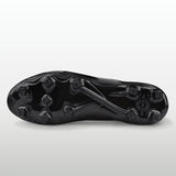 Nivia Carbonite 8.0 Football Stud for Men (Solid Black Shoes)