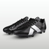 Nivia Carbonite 8.0 Football Stud for Men (Solid Black Shoes)