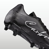 Nivia Carbonite 8.0 Football Stud for Men (Solid Black Shoes)
