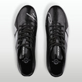 Nivia Carbonite 8.0 Football Stud for Men (Solid Black Shoes)