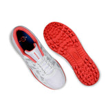 Nivia CARRIBEAN 2.0 Cricket Shoes (White/Red)