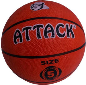 Attack Rubber Moulded Basketball Size 5