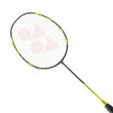 Buy YONEX Arcsaber 7 Play Strung Graphite Badminton Racket with Full Cover (Grey / Yellow) online at lowest price only on sppartos.com.