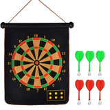 Magnet Dart Board Game for Kids, Double Sided Magnet Dart Board with Darts (Multicolor)