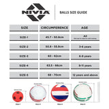 Nivia Rabona Pro Football (Multicolor) Size-5
