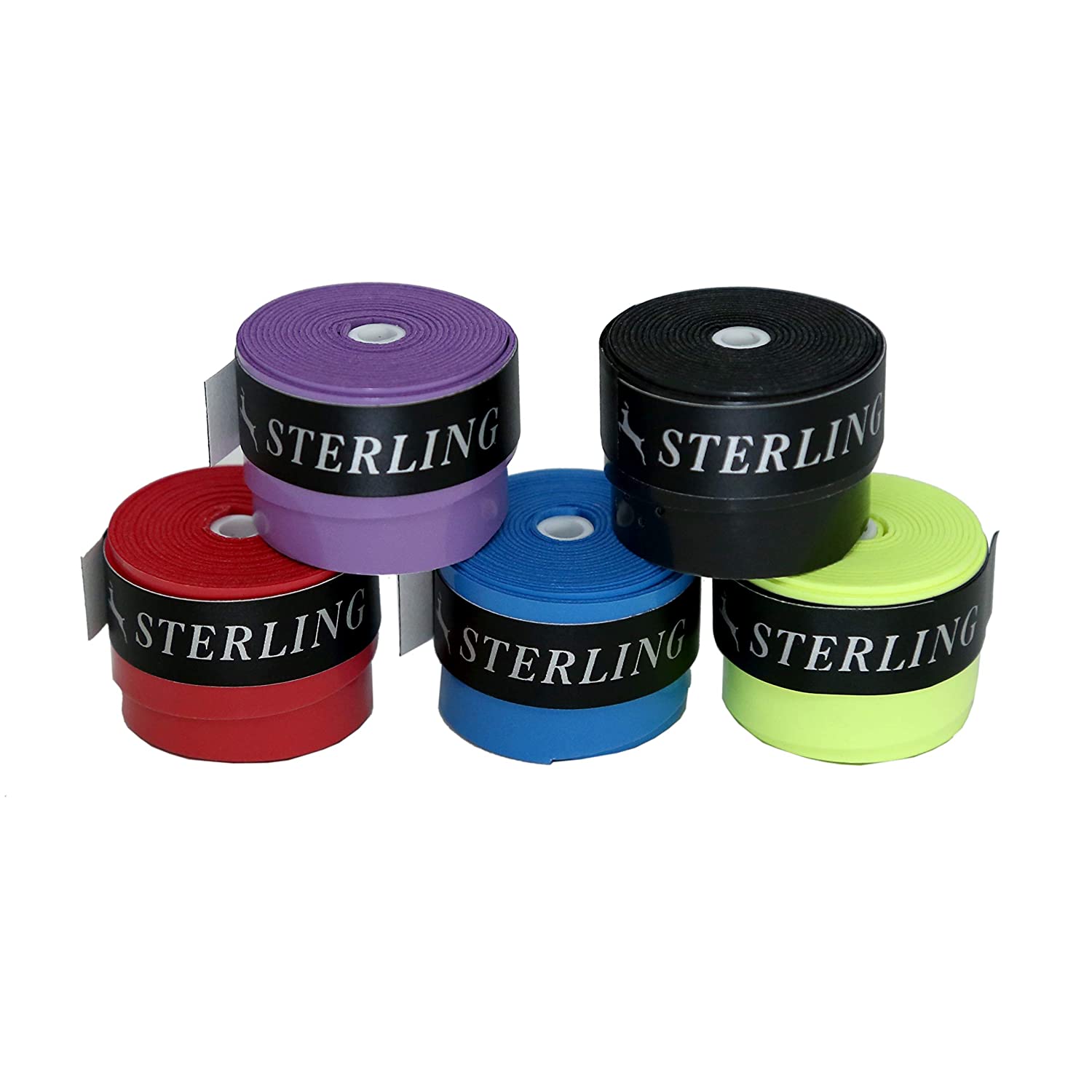 Sterling Super Smooth Super Tacky Badminton Racquet Grip (Multicoloured) sppartos