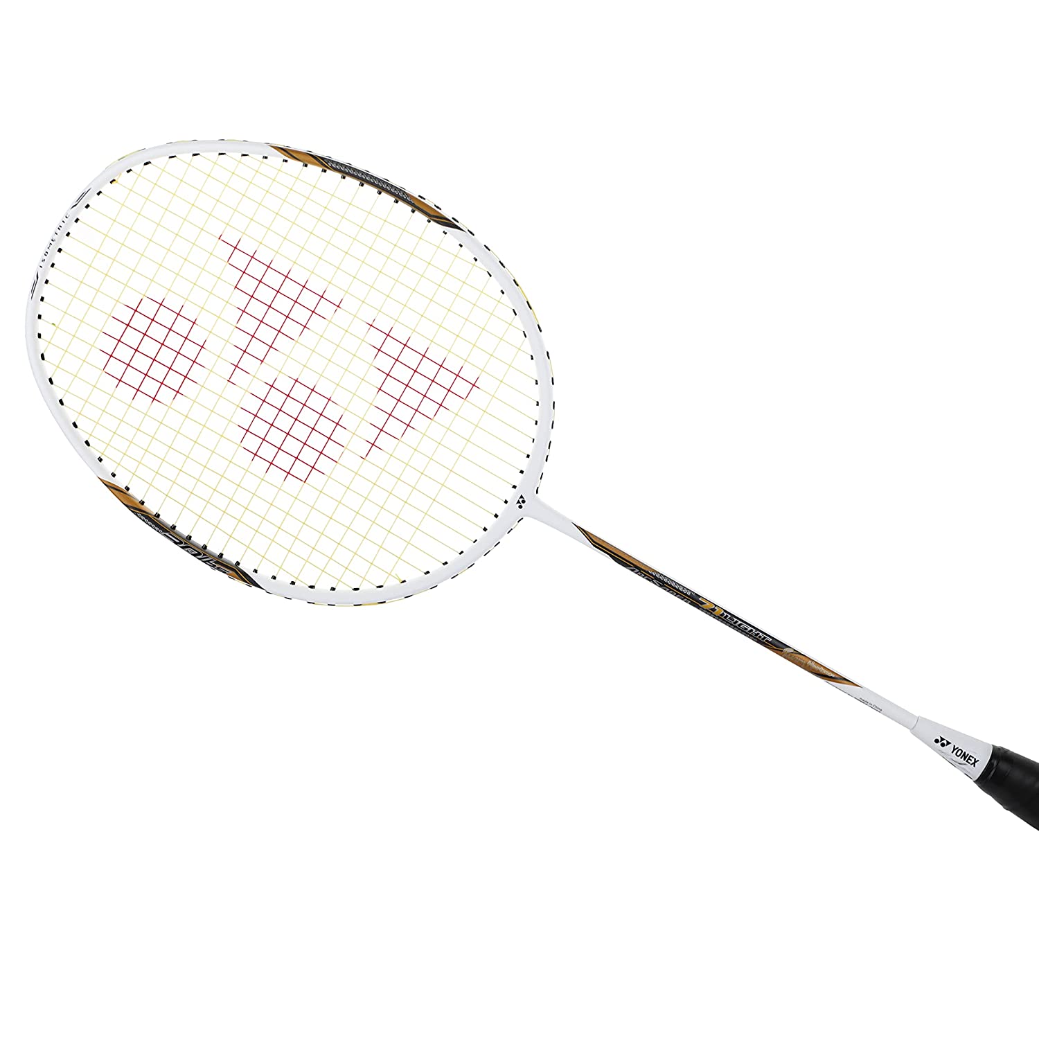 Yonex Arcsaber 71 Light White Graphite Badminton Racket (77 Grams, 30 lbs Tension) sppartos