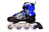 Sterling in-Line Roller Skates Adjustable Size Aluminum Base with LED Flash Light Wheels
