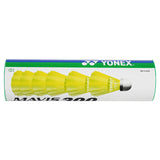 Buy Yonex mavis 300 pack of 6 yellow green online at lowest prices.