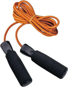 Natural Rubber Skipping Rope for Gym, Crossfit, Double Unders, Speed Jumping, Cardio and Weight Loss