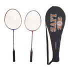 Live Tournament Steel Shaft Badminton Racket pair (Pack of 2)