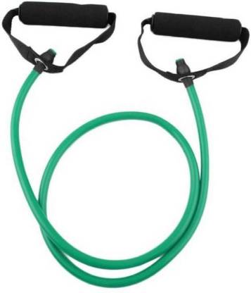 Dual Soft Toning and resistance tube For Home gym Exercisers Pull Rope Elastic Resistance Bands (Single))